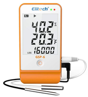 TEMPERATURE AND HUMIDITY DATA LOGGER ELITECH Model GSP-6 TEMPERATURE AND HUMIDITY DATA LOGGER ELITECH Model GSP-6